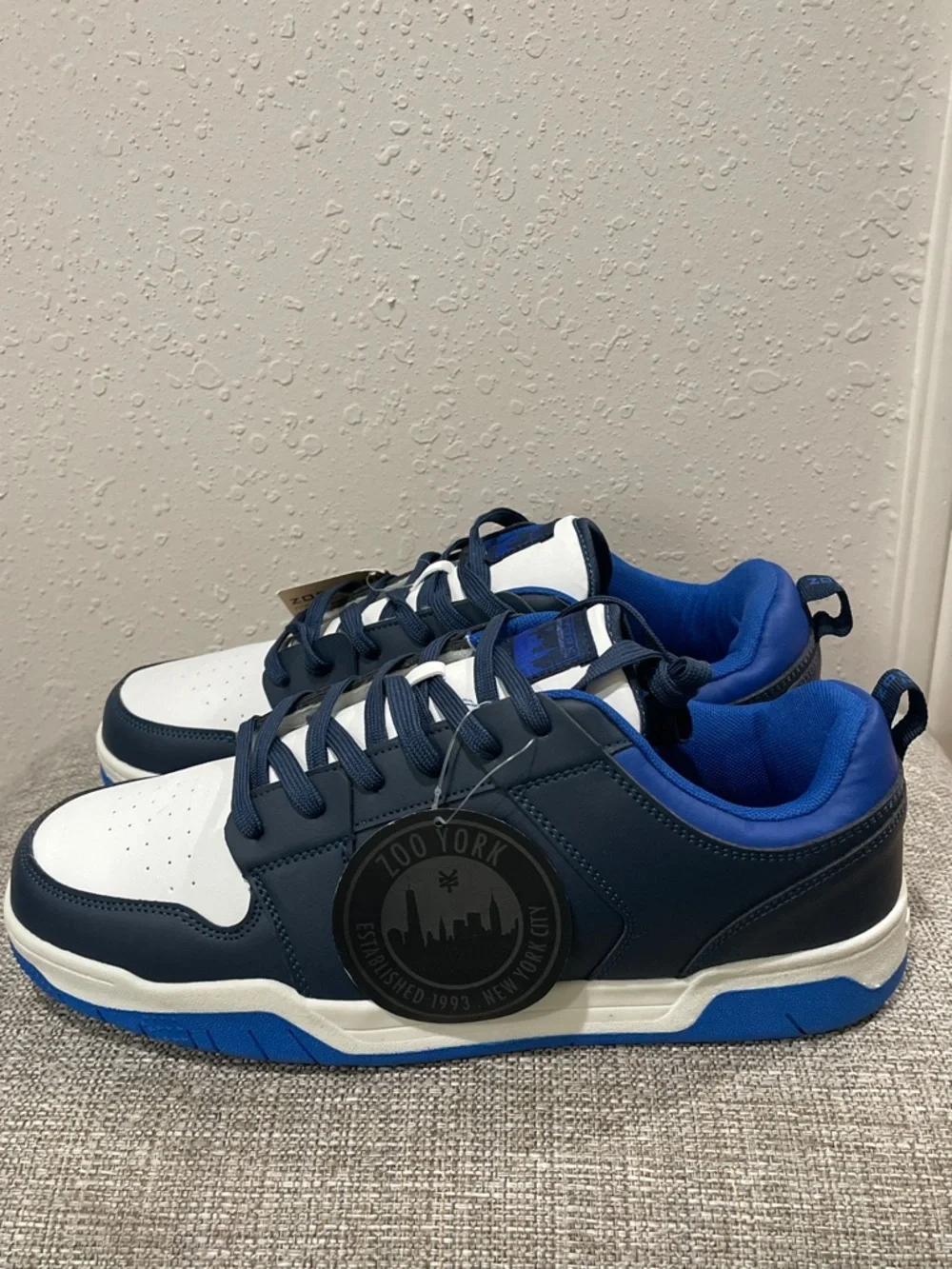 Zoo York Navy White and Blue Hundred Sneakers Size 13 New Without Box - Picture 2 of 9